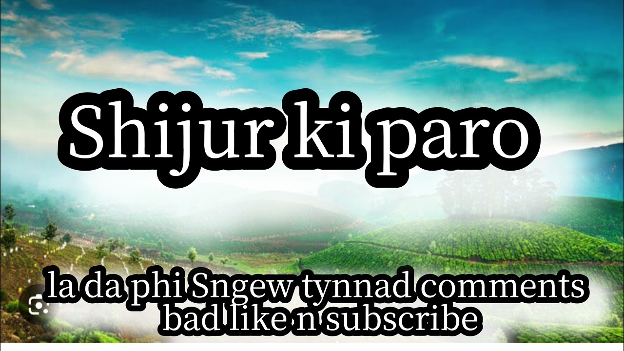 Shijur ki paro./ Don bor rynjah/cover songs by nang sdang marwein channel 