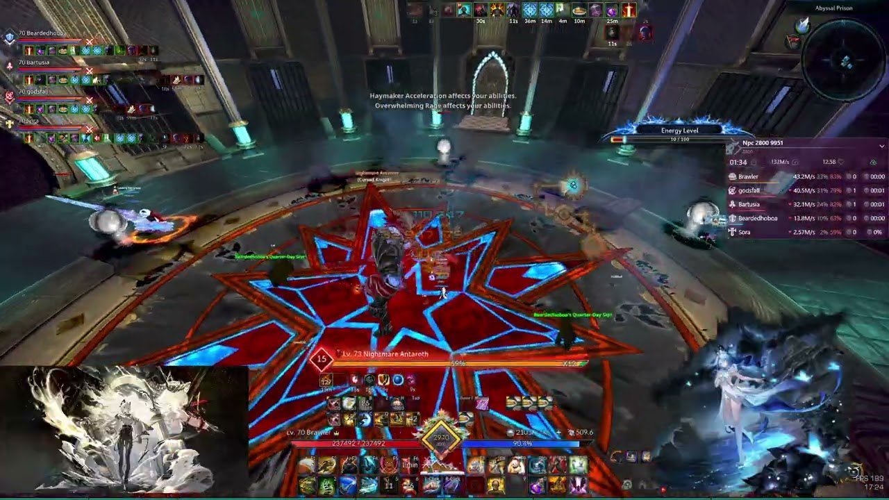 TERA Arborea Reborn - Abyssal Prison (AAH rework) - Brawler DPS pov