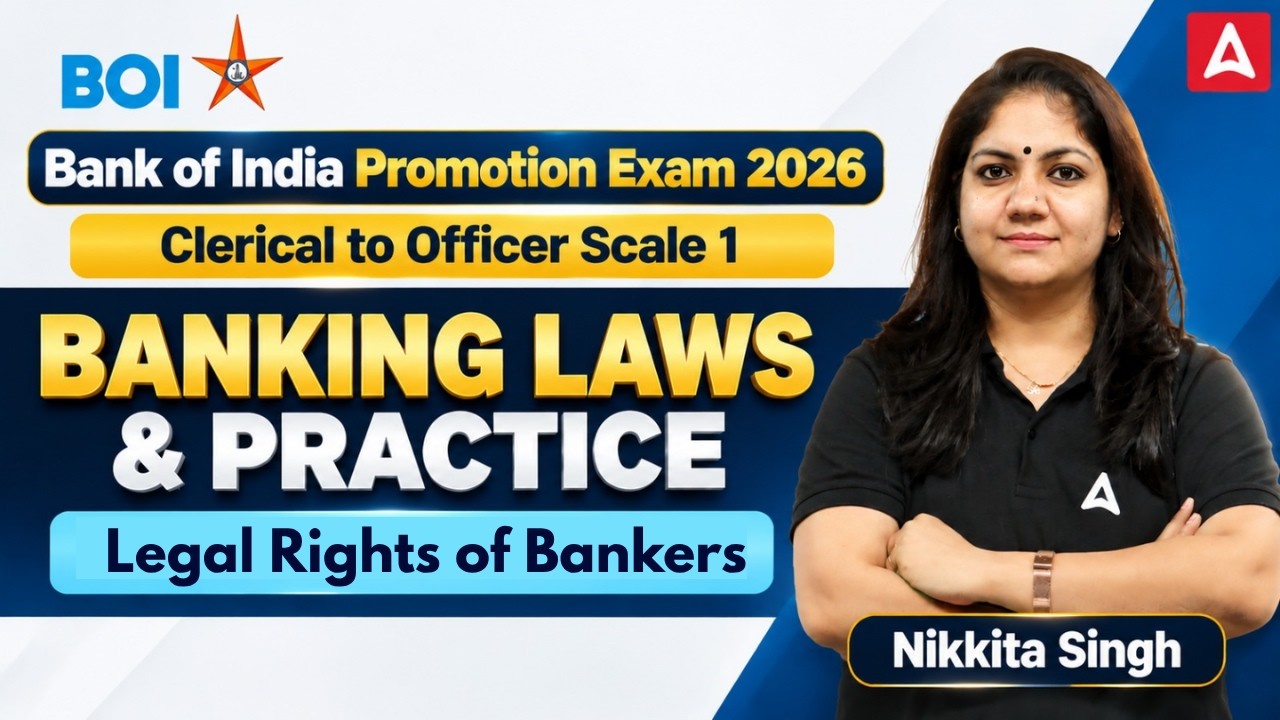 Bank of India Promotion Exam Clerk to Officer | Banking Laws and Practice | Legal Rights of Bankers