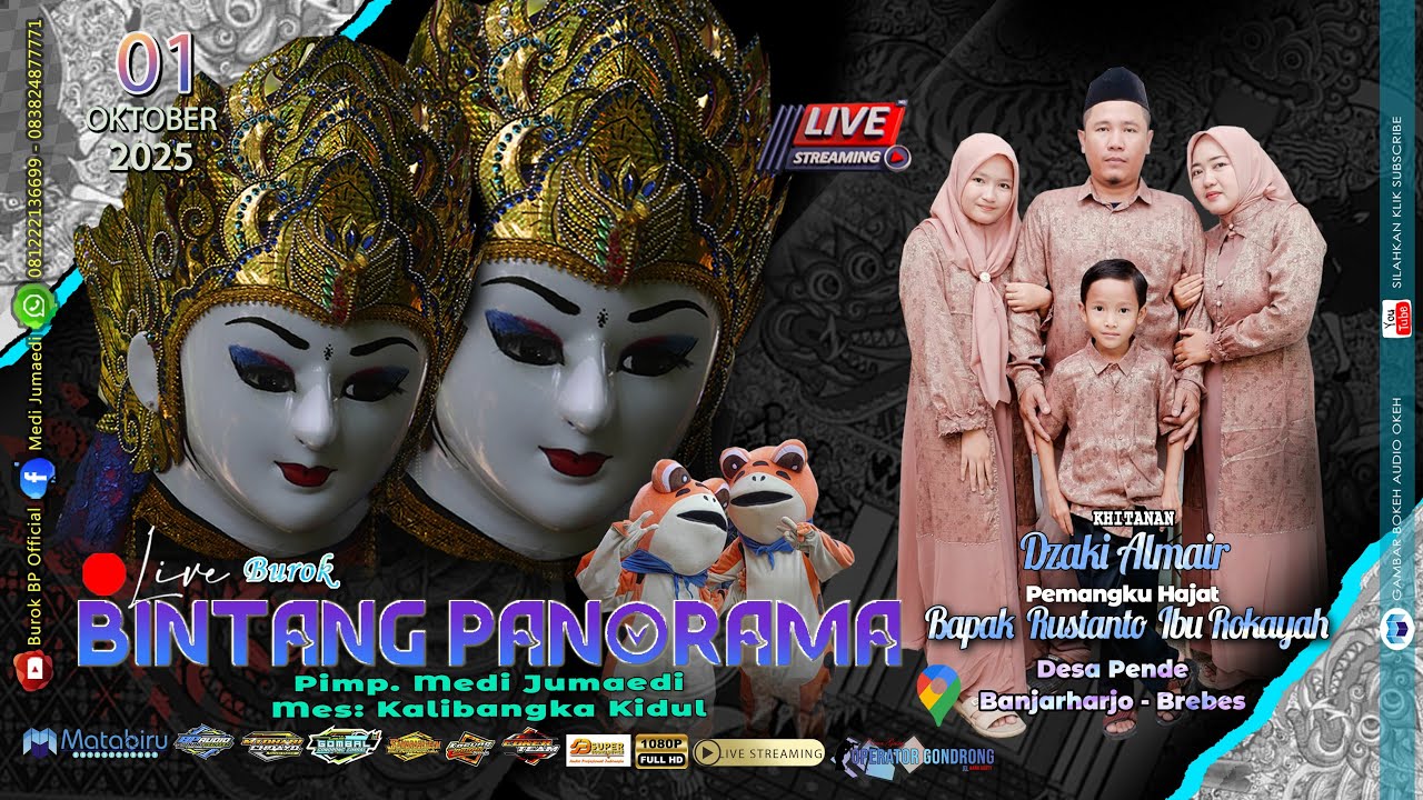 LIVE BUROK BINTANG PANORAMA / DESA PENDE ,KEC.BANJARHARJO - BREBES / 01 OKTOBER 2025