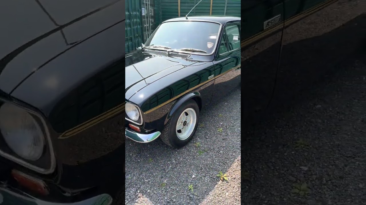 WIN THIS 1974 Ford Escort MK1 RS2000 1 of 4 in Factory Black + &pound;4000! *Concourse*