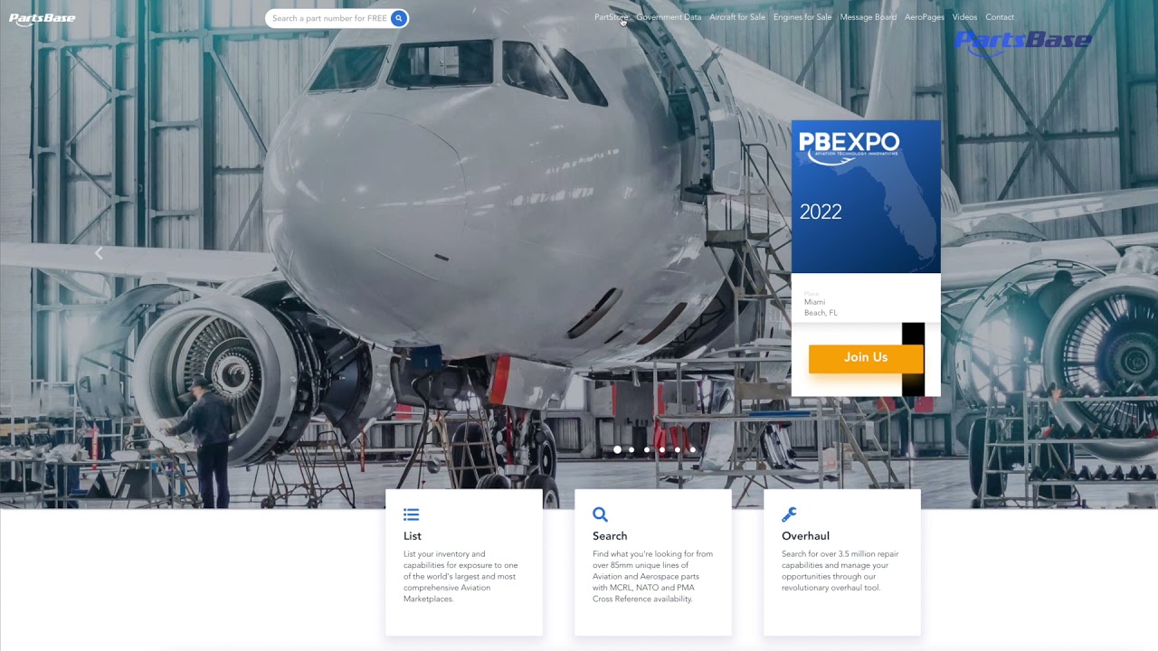 PartStore &ndash; a turn-key solution - modernizing aviation commerce