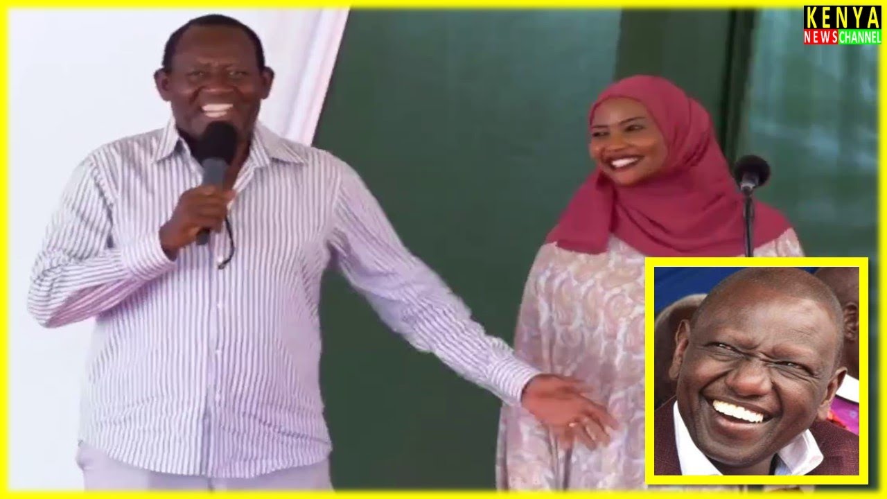 LAUGHTER AS FUNNY MP MPURU ABURI SPEAKS IN FRONT OF RUTO IN CHURCH AT ISIOLO