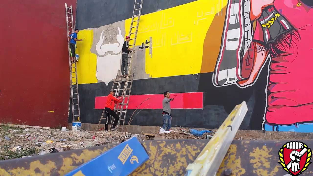 Ultras Red Rebels - Préparation Tag HD à Hay Salam