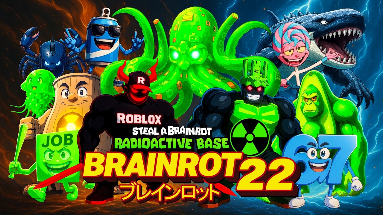 MindRotsu - BRAINROT ANIME OPENING EP22 (Official MV) feat. RADIOACTIVE - Steal a Brainrot Character