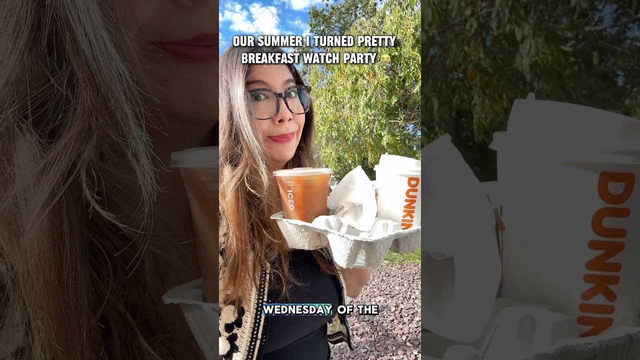 Summer I Turned Pretty Series Finale Breakfast Watch Party 🥯🍹