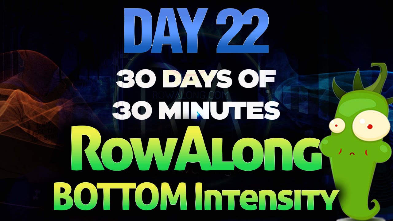 30 Days of 30 Minute Rows - Day 22 - Covered Monitor Low Rate and Pace - Indoor Rowing Workout