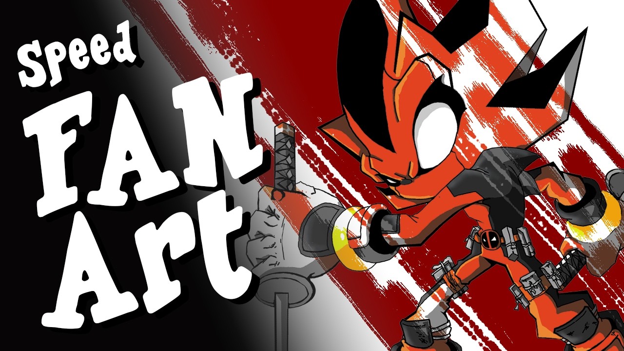Speed FanArt: Shadow + Deadpool PARTE 2- ArteBU