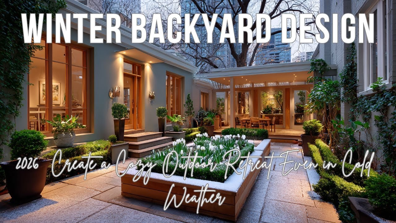 Winter Backyard Design Ideas 2026  Create a Cozy Outdoor Retreat Even in Cold Weather
