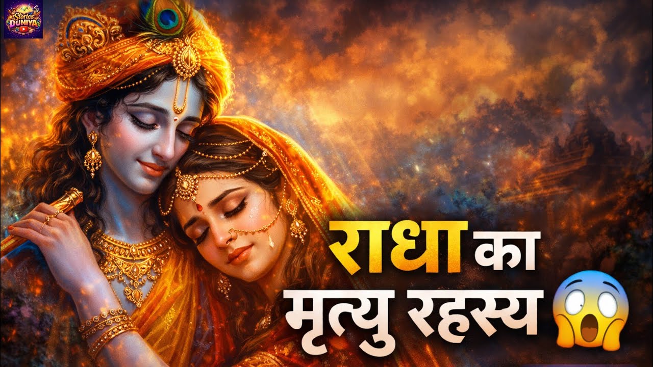 राधा रानी की मृत्यु कैसे हुई?😱|राधा कृष्ण कि अमर प्रेम गाथा का अनसुना रहस्य | Stories Duniya
