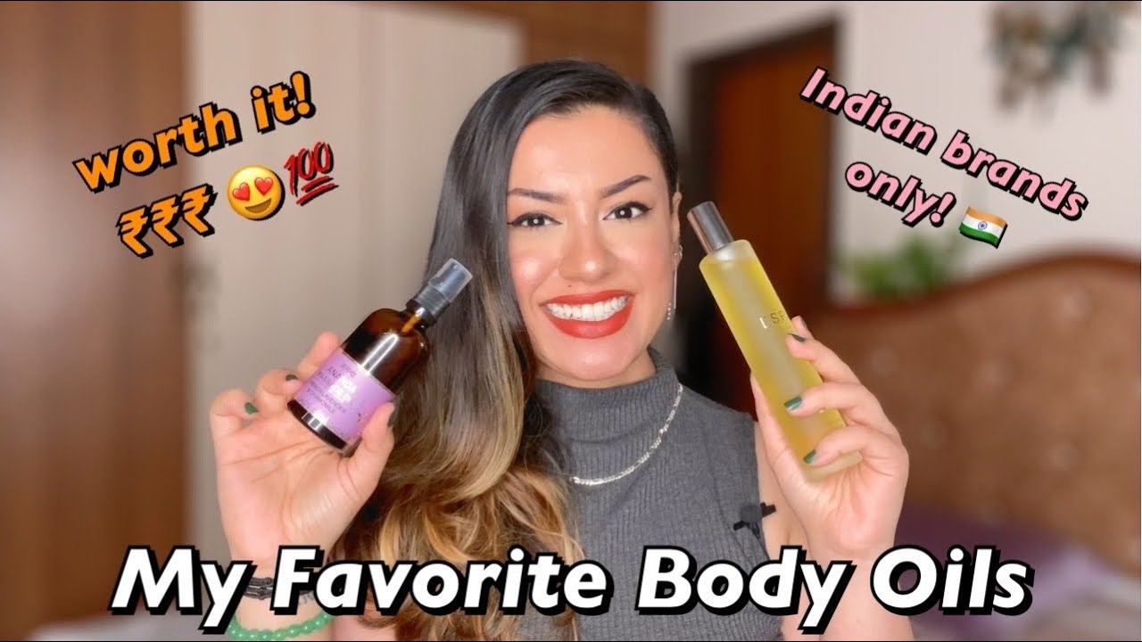 🙌🏼 Best Body Oils in India | My Favorite Body Oils for Glowing Skin 😍💯 | Preiti Bhamra
