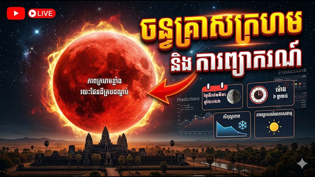 តើមានអ្វីកើតឡើង នៅពេលចន្ទគ្រាសក្រហមកើតឡើង?