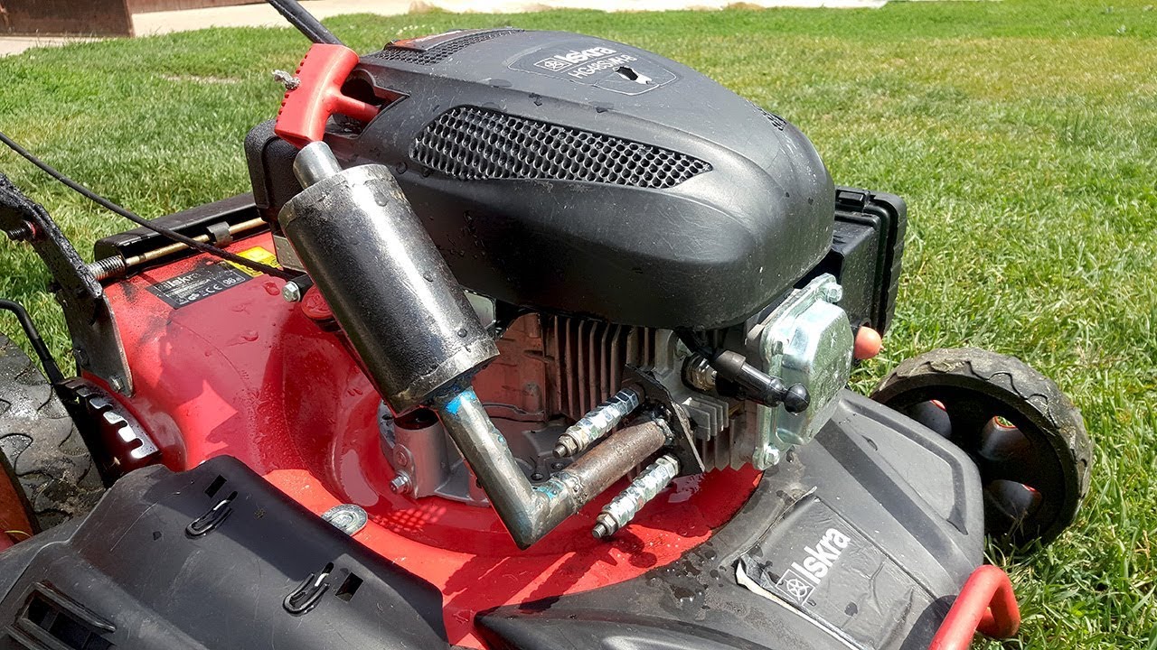 Homemade Exhaust MUFFLER For Lawnmower ?