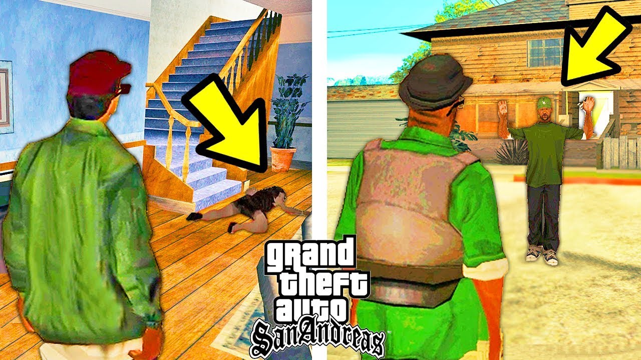 ЧТО ПРОИСХОДИТ ДО ПРИЕЗДА СИДЖЕЯ В GTA SAN ANDREAS ???