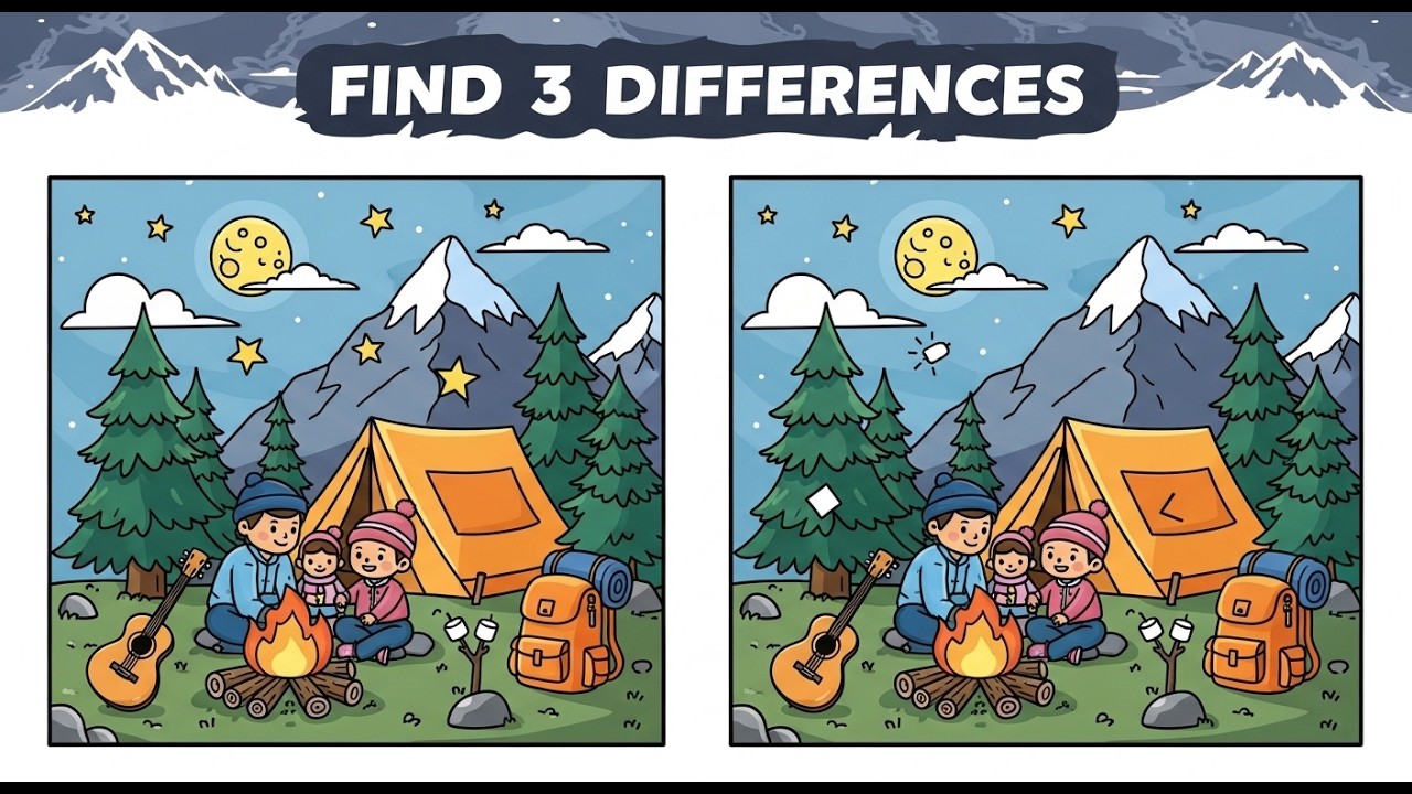 Find 3 Differences Challenge 🔥 | Spot The Difference Puzzle 2026 | Can You Beat It?