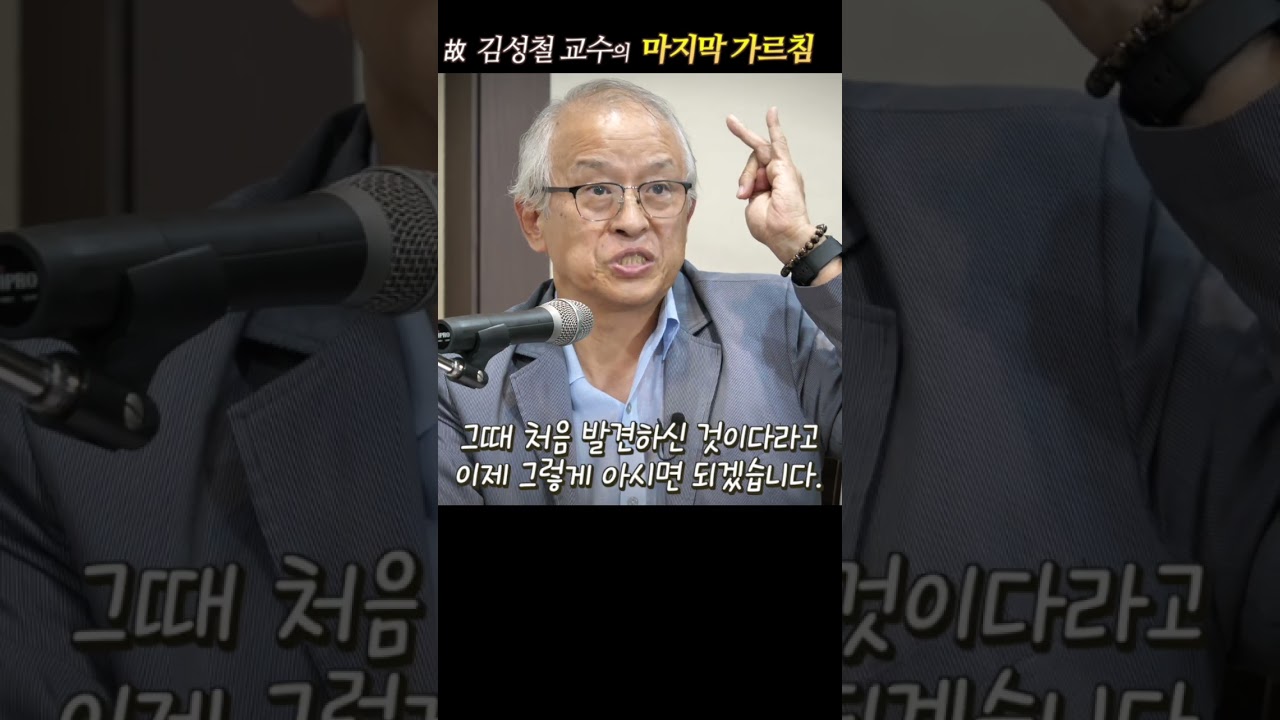 김성철 교수, 
