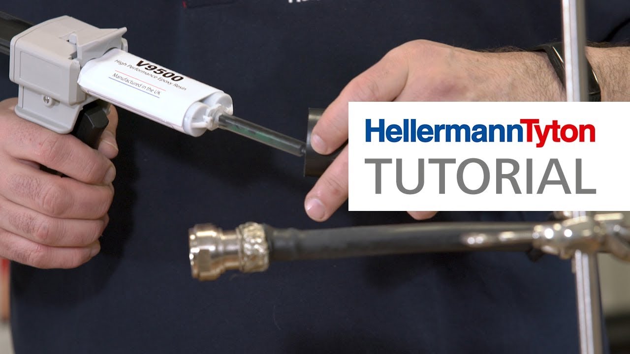Easy use of epoxy adhesive with heat shrink products #5