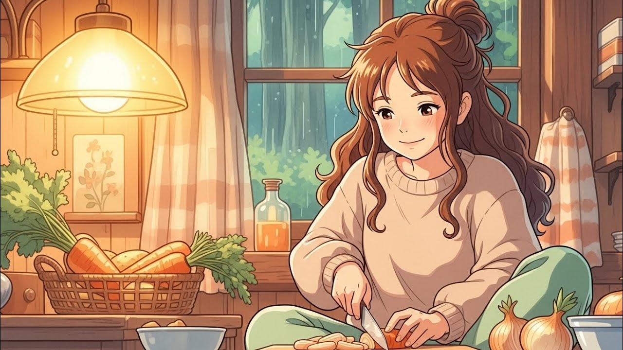 A Peaceful Day in Cozy Life | Ghibli Style Morning Routine & Relaxing Moments