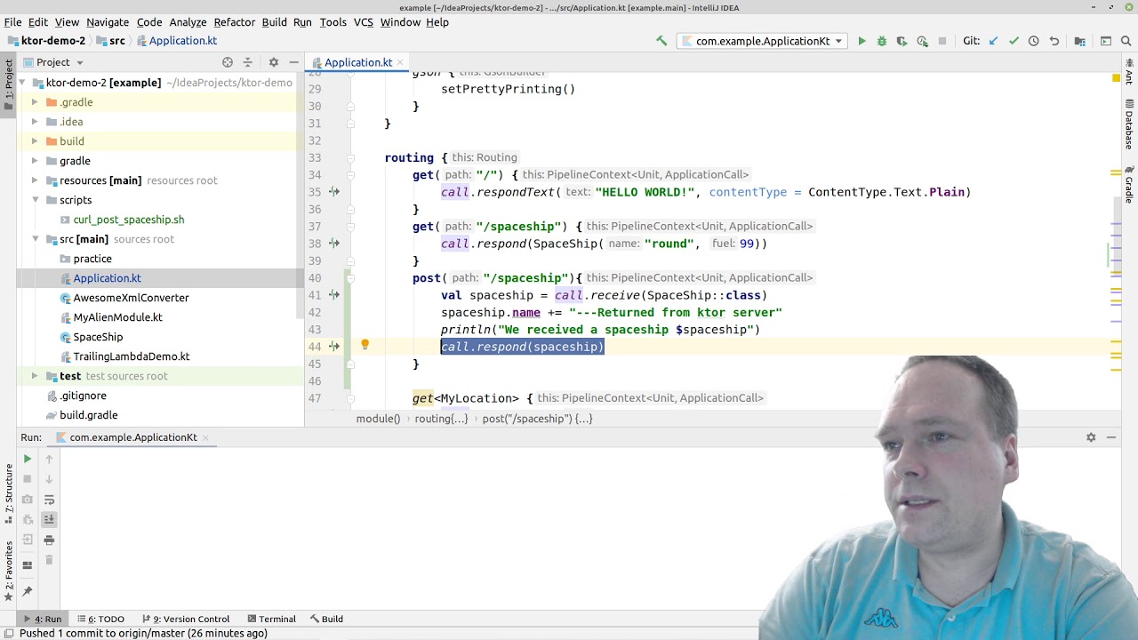 Kotlin Ktor post xml and json to an endpoint