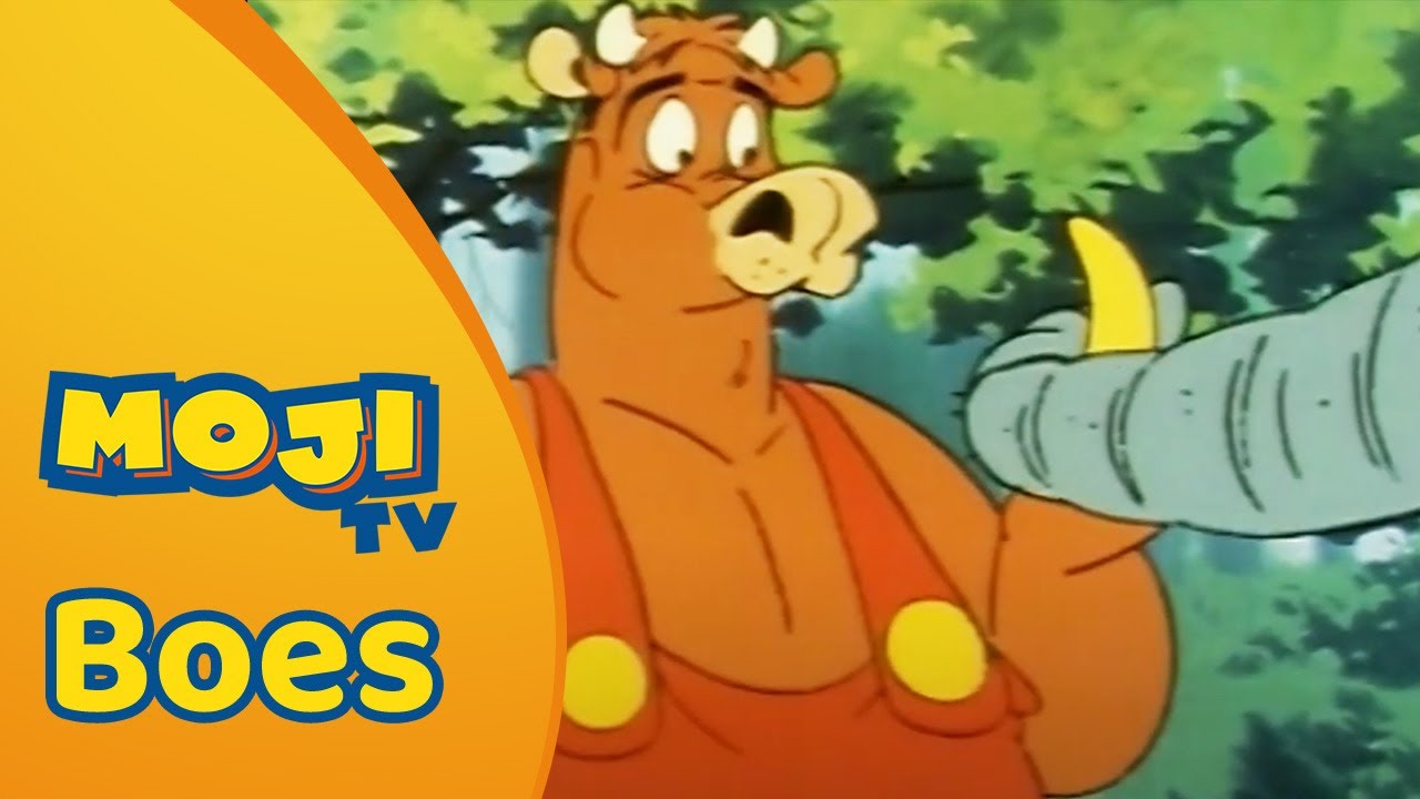 BOES BANAANHANGWAGENTJE 🍌 | BOES 🐂 | Nederlandse Kinderseries | MojiTV