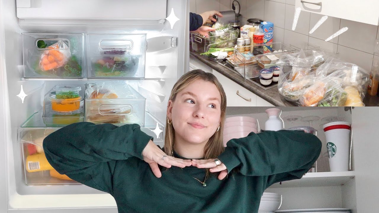 MEGA KEUKEN OPRUIMING + PINTEREST KOELKAST INDELING? 🧴🧽 All About Leonie