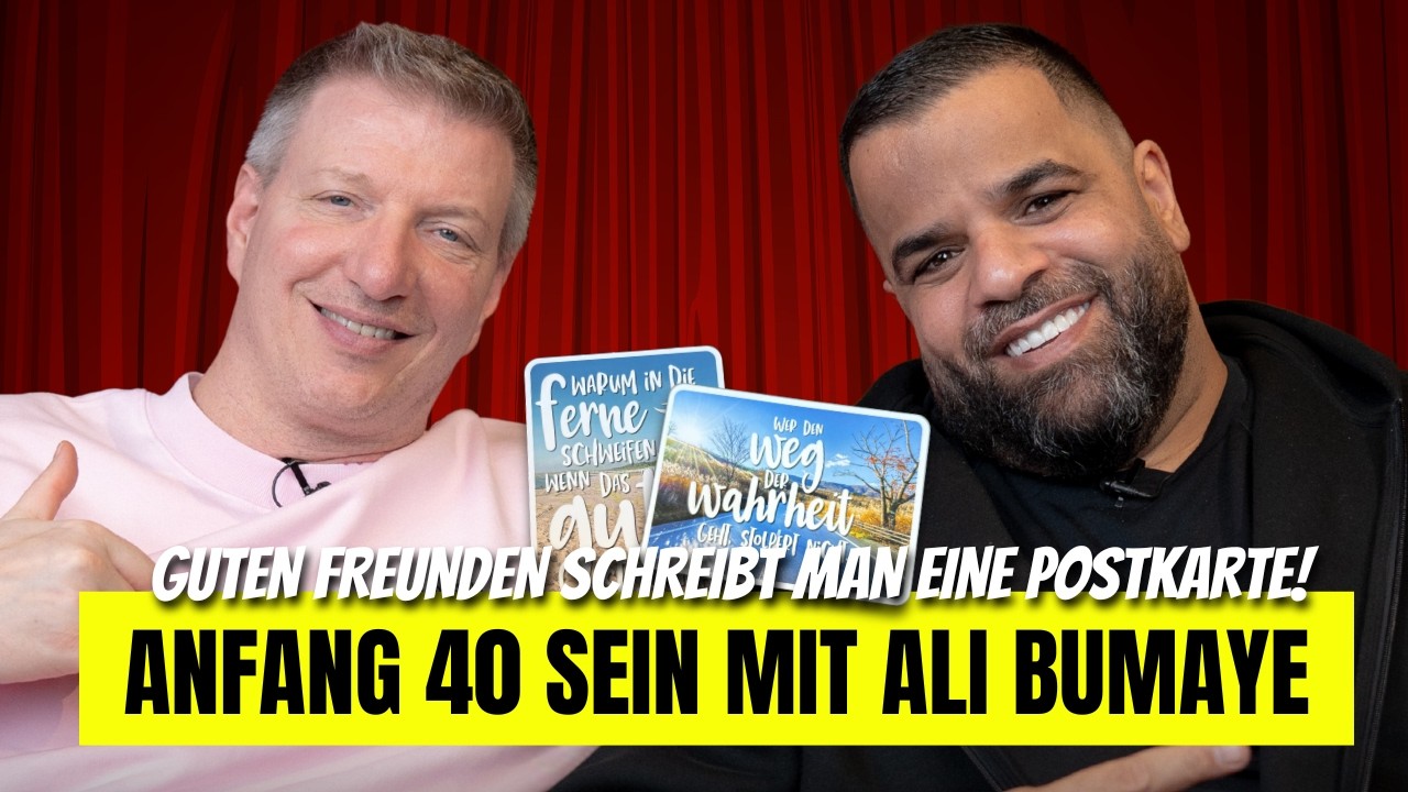 Ali Bumaye: „Ich bin ein Muttersöhnchen