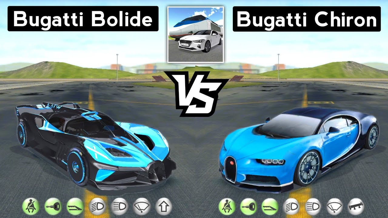 3D Driving Class - Bugatti Bolide vs Bugatti Chiron. Who is Best? - Full Comparison