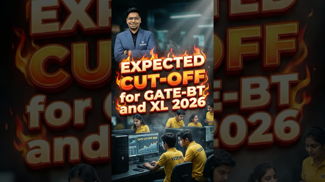 GATE 2026 Expected Cutoff 🔥 BT & XL Cutoff Analysis | IIT Guwahati | GATE Update #GATE
