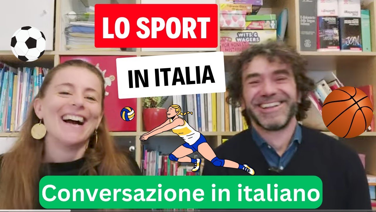 Gli Sport in Italiano | Italian SPORTS Vocabulary |Real Italian Conversation (sub ITA)