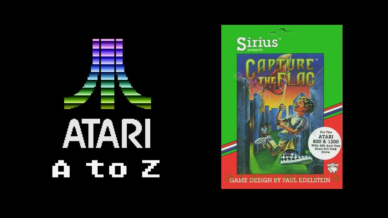 Capture the Flag for Atari 8-bit ain't over until The Fat Man sings | Atari A to Z
