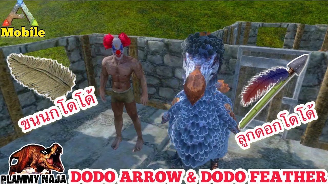 Ark Mobile มือถือ EP82 ขนนกโดโด้หาจากใหนและรีวิวลูกดอกโดโด้[Dodo Arrow & Dodo feather]