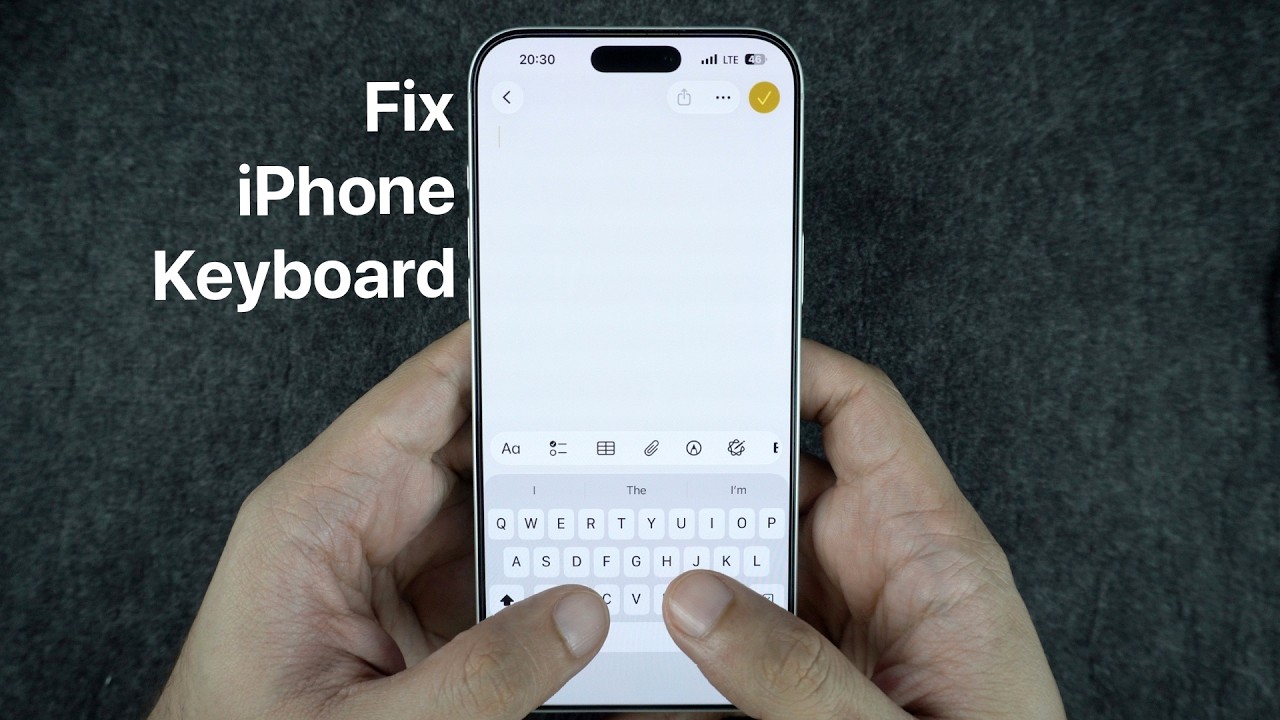 Как исправить проблему с не отображающейся клавиатурой на iPhone
