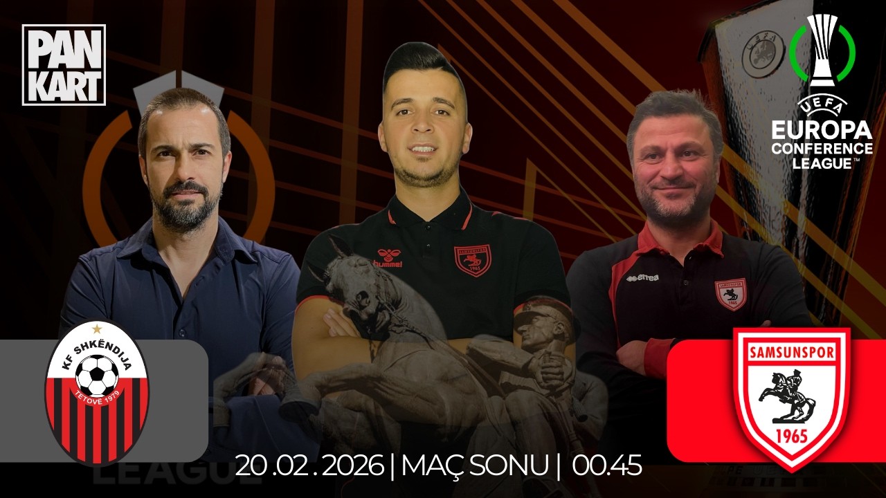 KF Shkëndija (0-1) SAMSUNSPOR  / AVRUPA KONFERANS LİGİ / MAÇ SONU CANLI YAYINI
