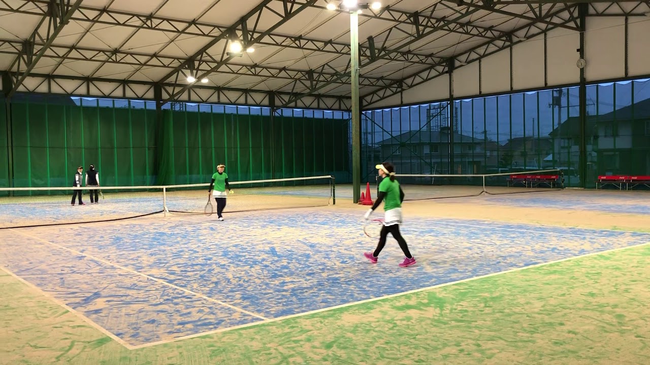 【第46回 女子スクール生トーナメント オープンの部 決勝】2019年3月2日 香芝インドアテニススクール