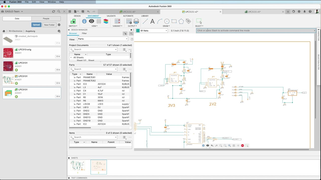 Assembly Variants in Fusion 360 Electronics