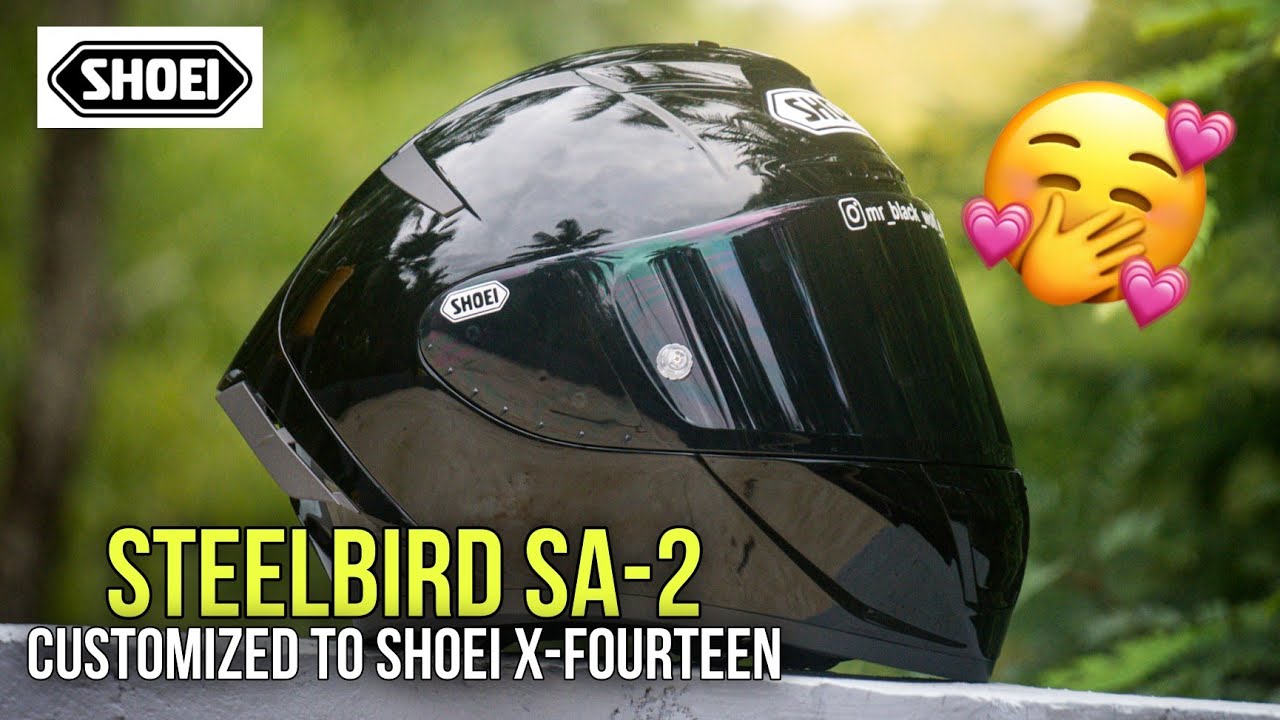 Steelbird SA-2 Aeronautics Customized To Shoei X-Fourteen