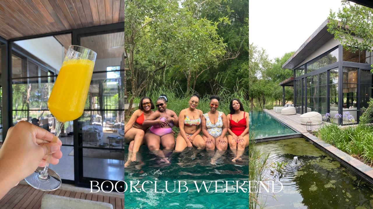 Vlog: Bookclub Weekend at Ubuntu Lodge.
