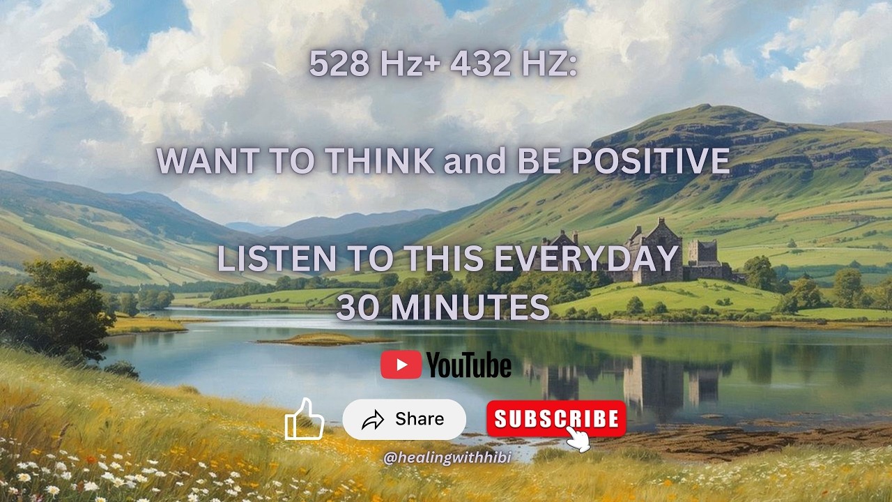 432 Hz + 528 Hz || ULTRA POSITIVITY & MIRACLES || 30 Minute Manifestation Reset || Morning Ritual ||