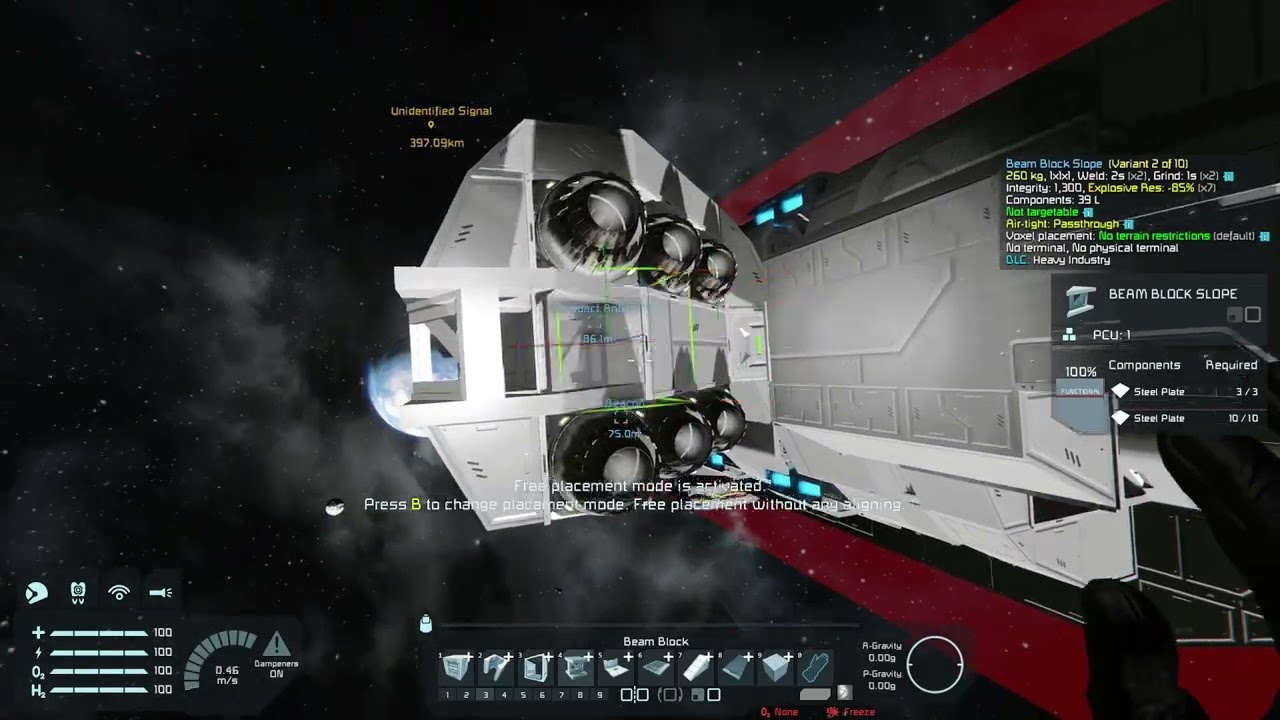 Space Engineers Large Grid Exploration Ship Build Design Lets Play Ep 06 - Improve and Refine