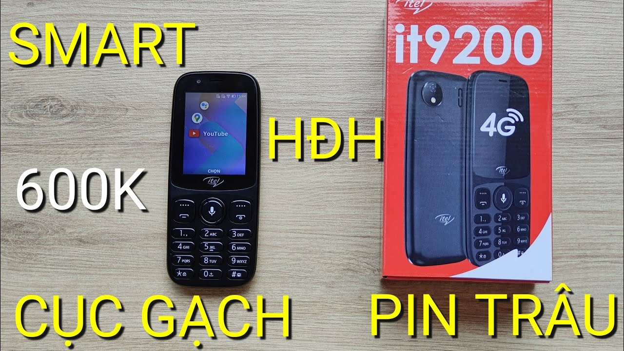 Đánh giá có tâm iTel 9200: ĐT cục gạch thông minh, WIFI, chơi game, 4G...giá 600K trên shopee, lzd