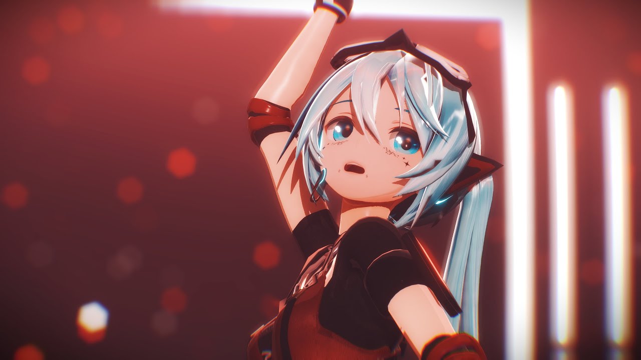 【MMD】Red Rose / YYB式初音ミク【4K】
