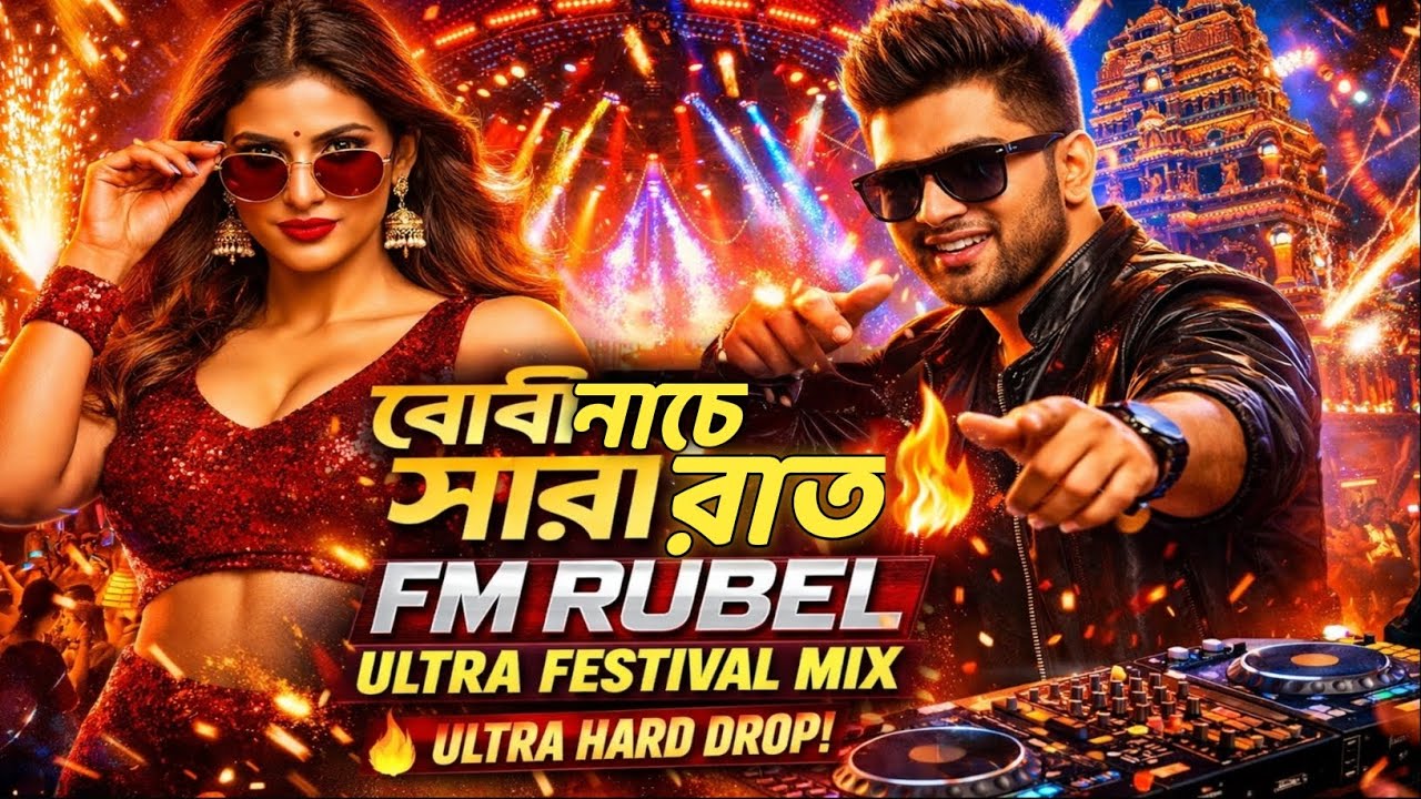 Baby Nach Re SaraRaat | FM Rubel DJ Song | Bangla EDM Festival Mix 2026