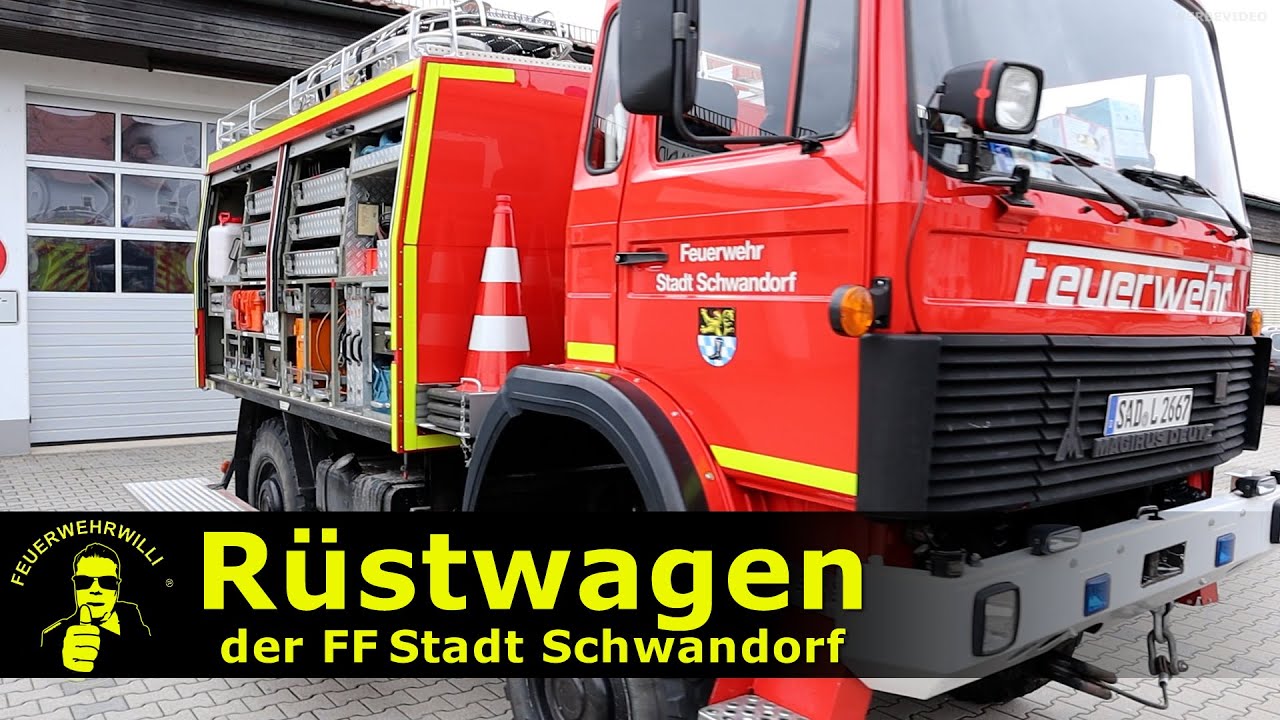 FEUERWEHR-KLASSIKER: Rüstwagen 1 (RW 1) der FF Schwandorf