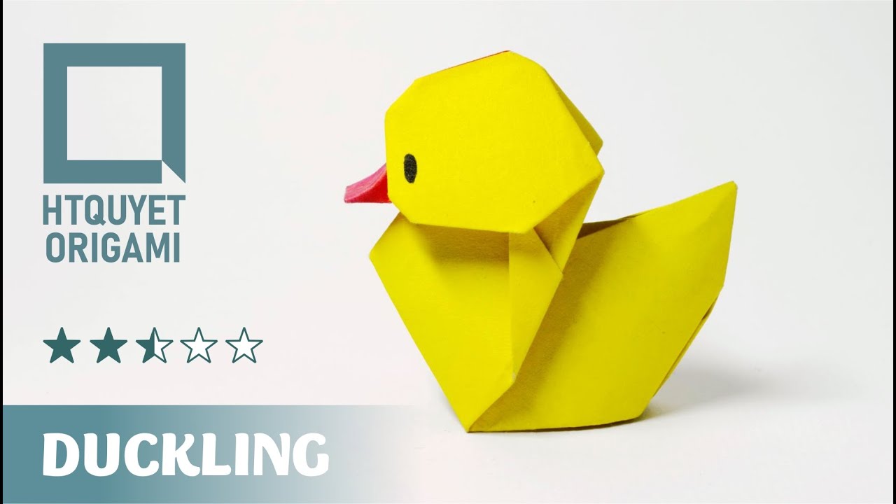 Origami Duckling - Baby Duck - Vịt con (Hoàng Tiến Quyết)