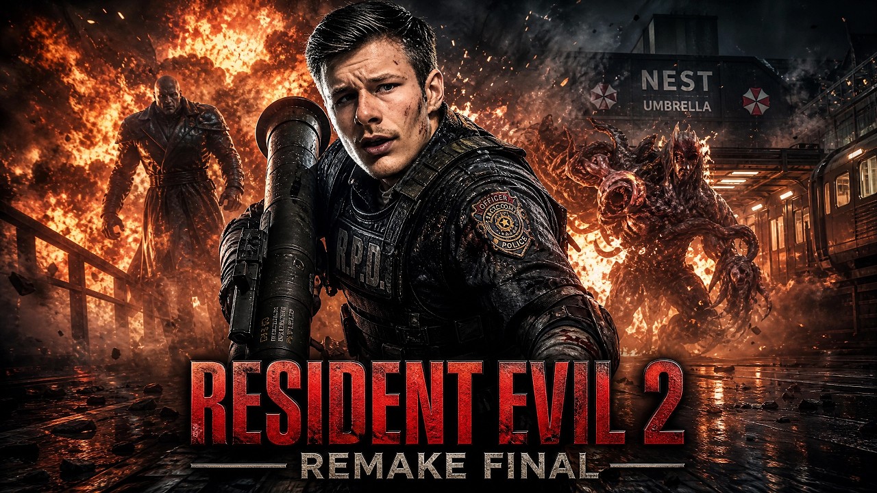 Resident Evil 2 Remake Final: Wir besiegen endgültig Birkins und Mr X, fliehen aus Raccoon City