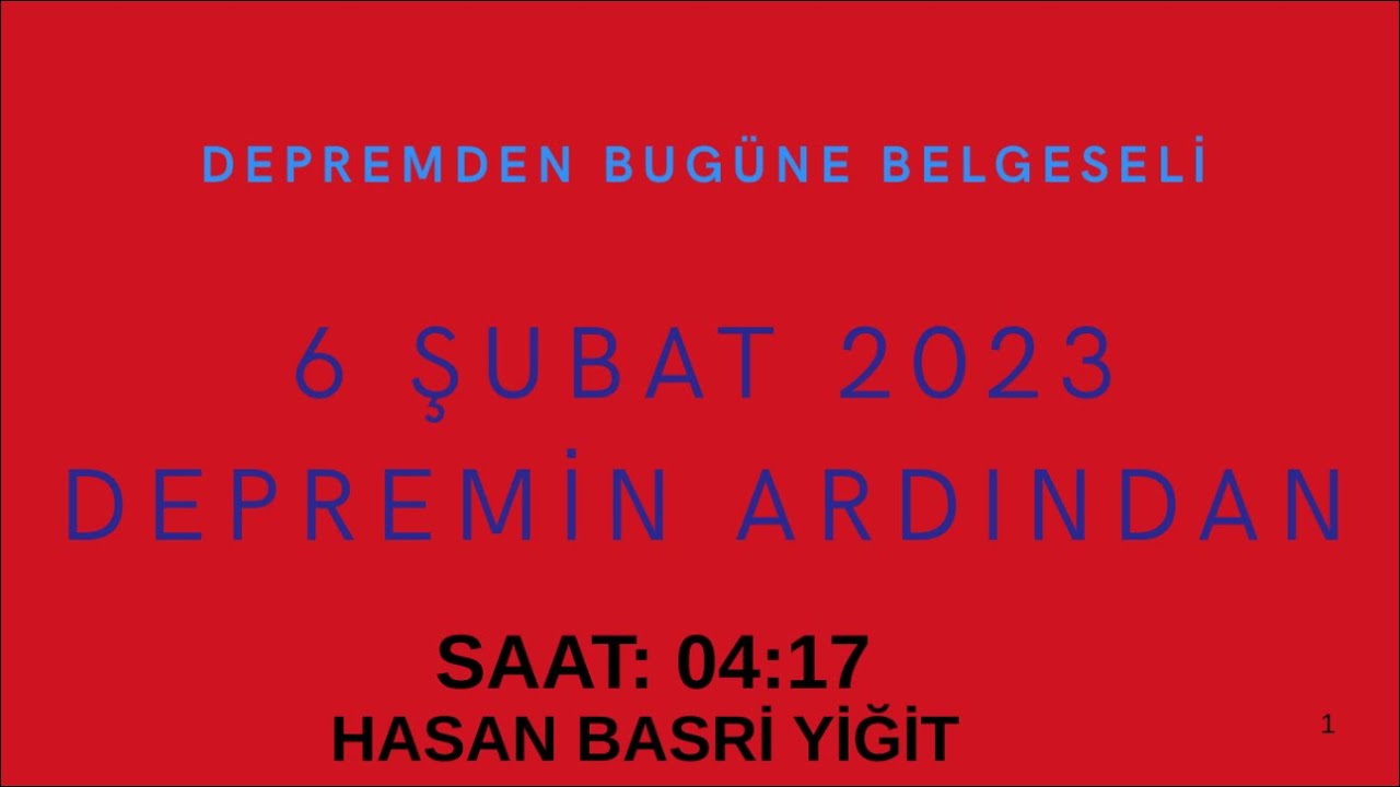 Asrın Felaketinin 999. Günü Hasan Basri YİĞİT