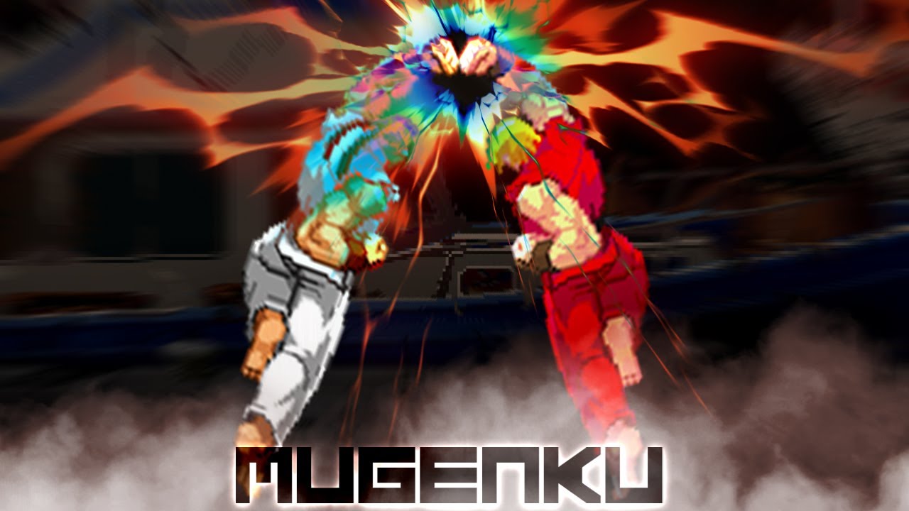 Evil Ryu Team vs Violent Ken Team. 8 vs 8 Turn Battle. Street Fighter Multiverse Mugen