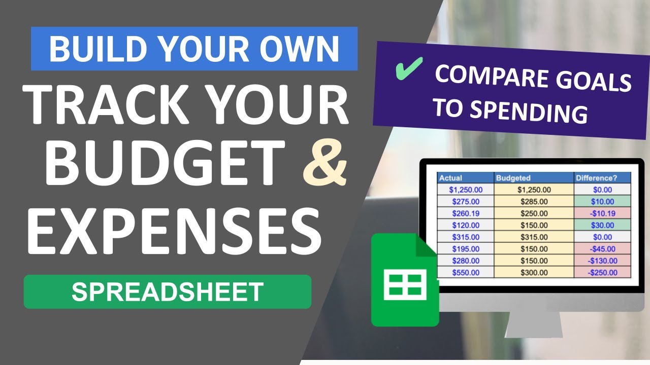 Track Your Budget & Expenses | Easy Google Sheets Spreadsheet Tutorial for Beginners