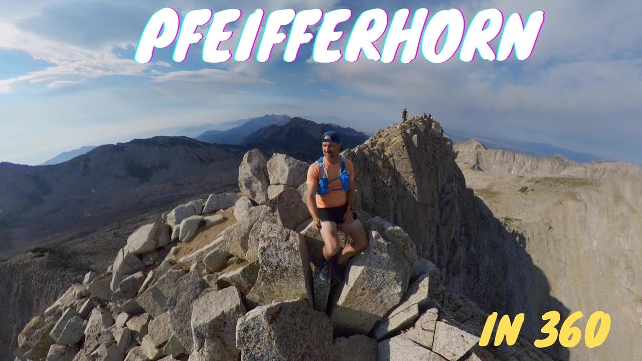 PFEIFFERHORN Summit in 360 // Utah Wasatch Peak 11,331 ft // Full Ridgeline Footage
