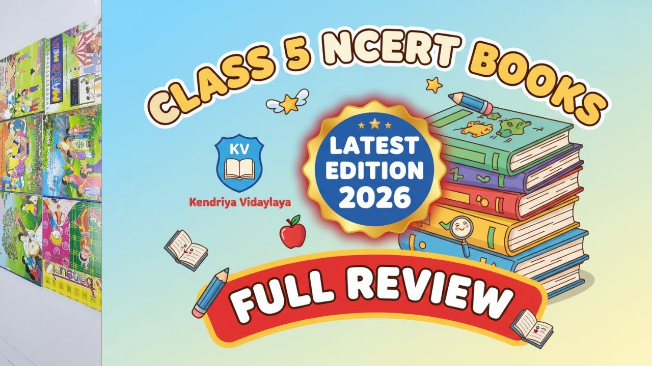 Latest Edition Ncert Textbook For Class 5th Kendriya Vidyalaya NCERT Books for Class 5th Full Review